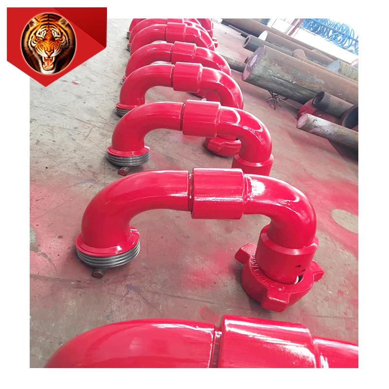 Tigerrig API 16c high pressure movable elbow hydraulic stainless steel rotary 1502 chiksan joint swivel joint for oilfield