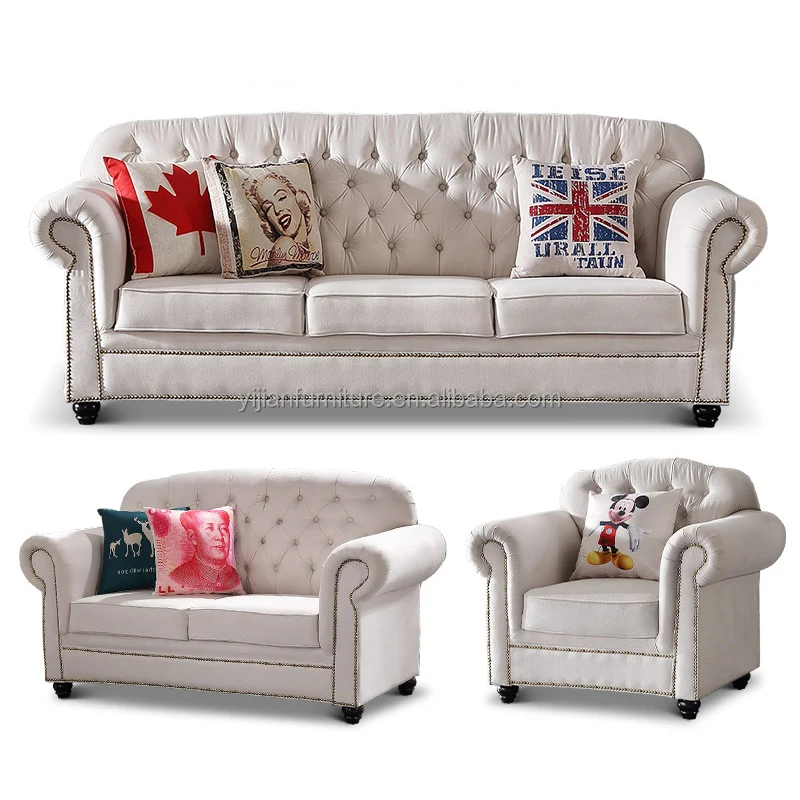 American Vintage Furniture Authentic Italian Leather Living Room Furniture Antique Furniture