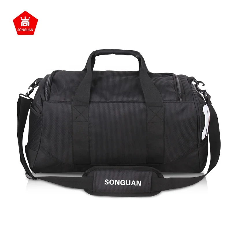 SG8015 Factory Custom Logo Sport Gym Duffel Bag with Shoe Compartment Waterproof  Fitness Equipment and Accessories Organizer