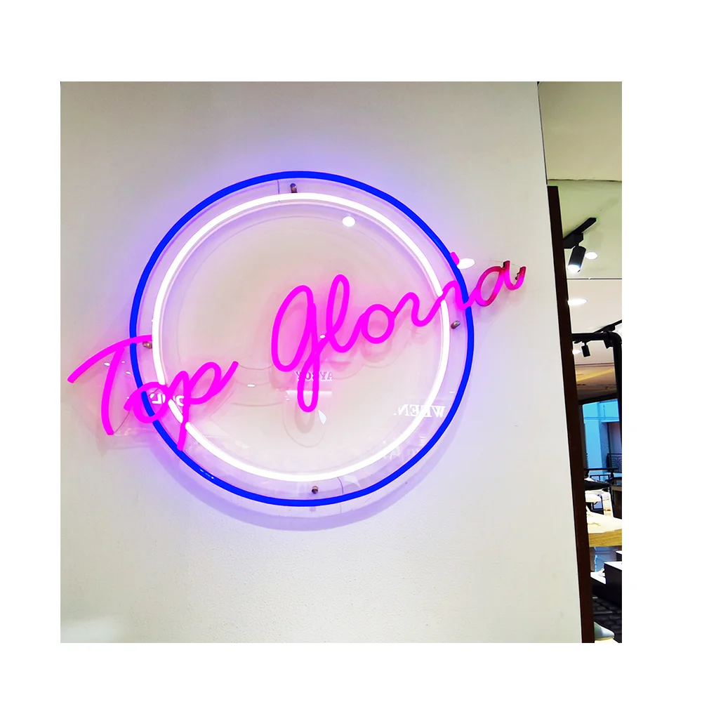 High quality 12v 24v rgb  Custom Electronic Neon Signs For  Bars Clubs Or Wedding