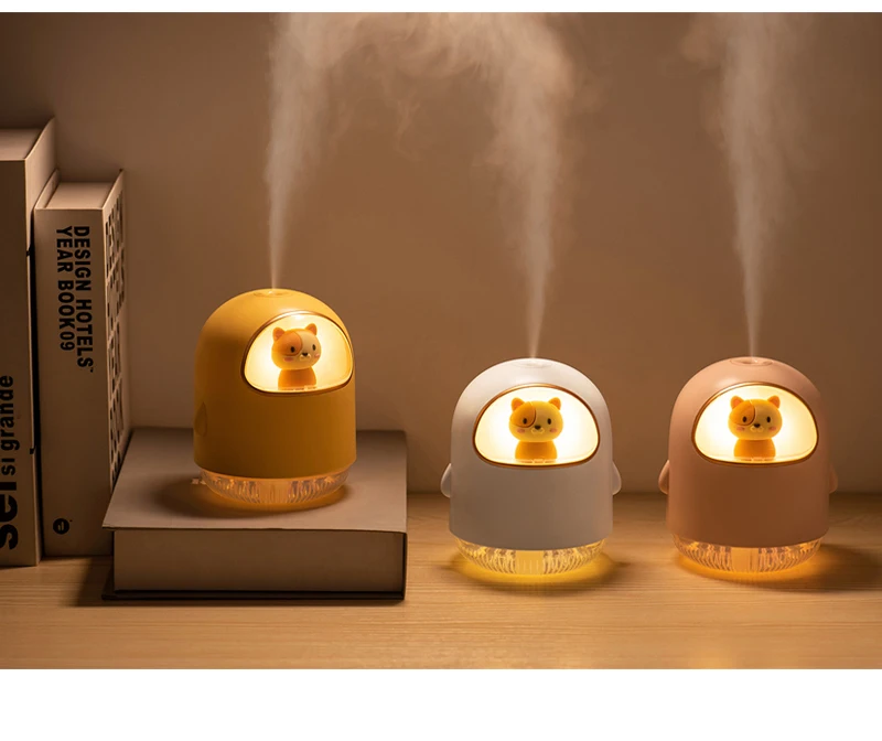 320ml mini cat room potable USB Room Car Air Humidifiers small Ultrasonic Humidifier