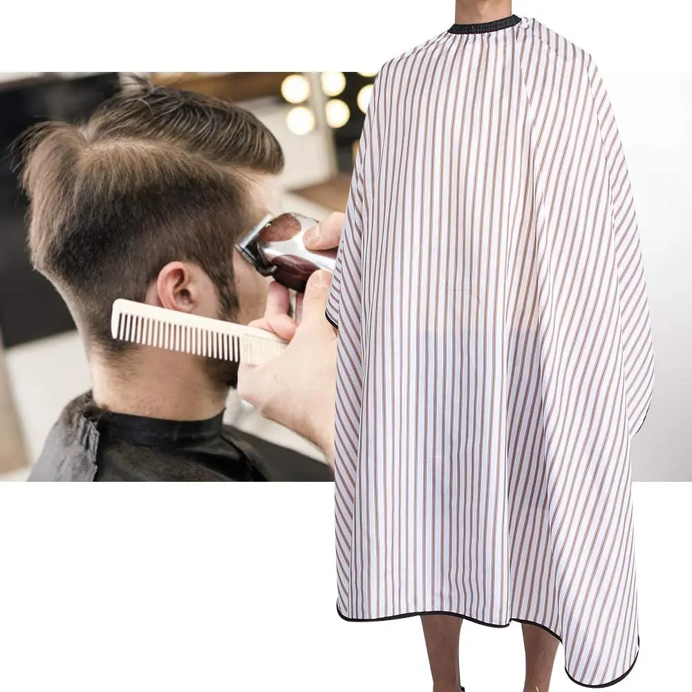 
Extra large Striped Hair Haircut Dyeing Cloth Hairdressing Apron Styling Barber Beauty Salon Accessory Tool 