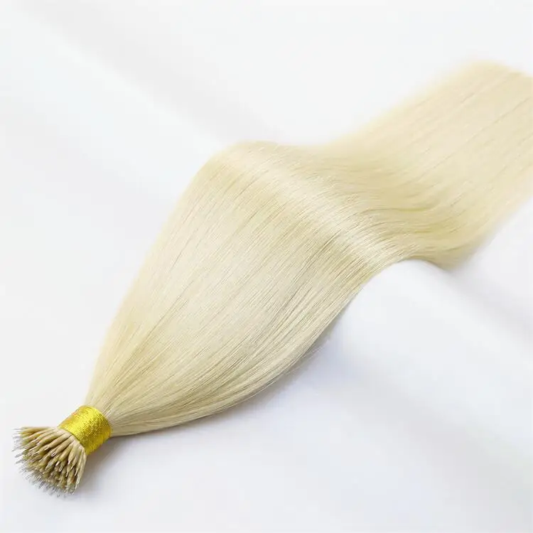 Оптовая продажа 100% натуральные волосы Remy объемные кудрявные прямые китайские с нанокольцами