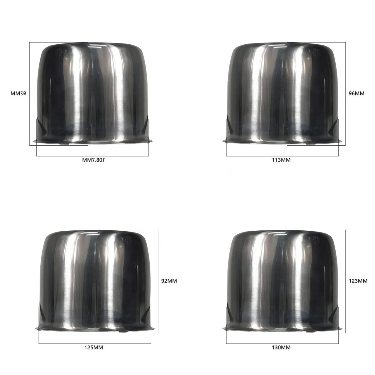 Universal Vehicle Wheel Center Caphub Cover Fit Most SUV Car Rim Dust Cover High Quality for Truck Trailer Wheel Rims