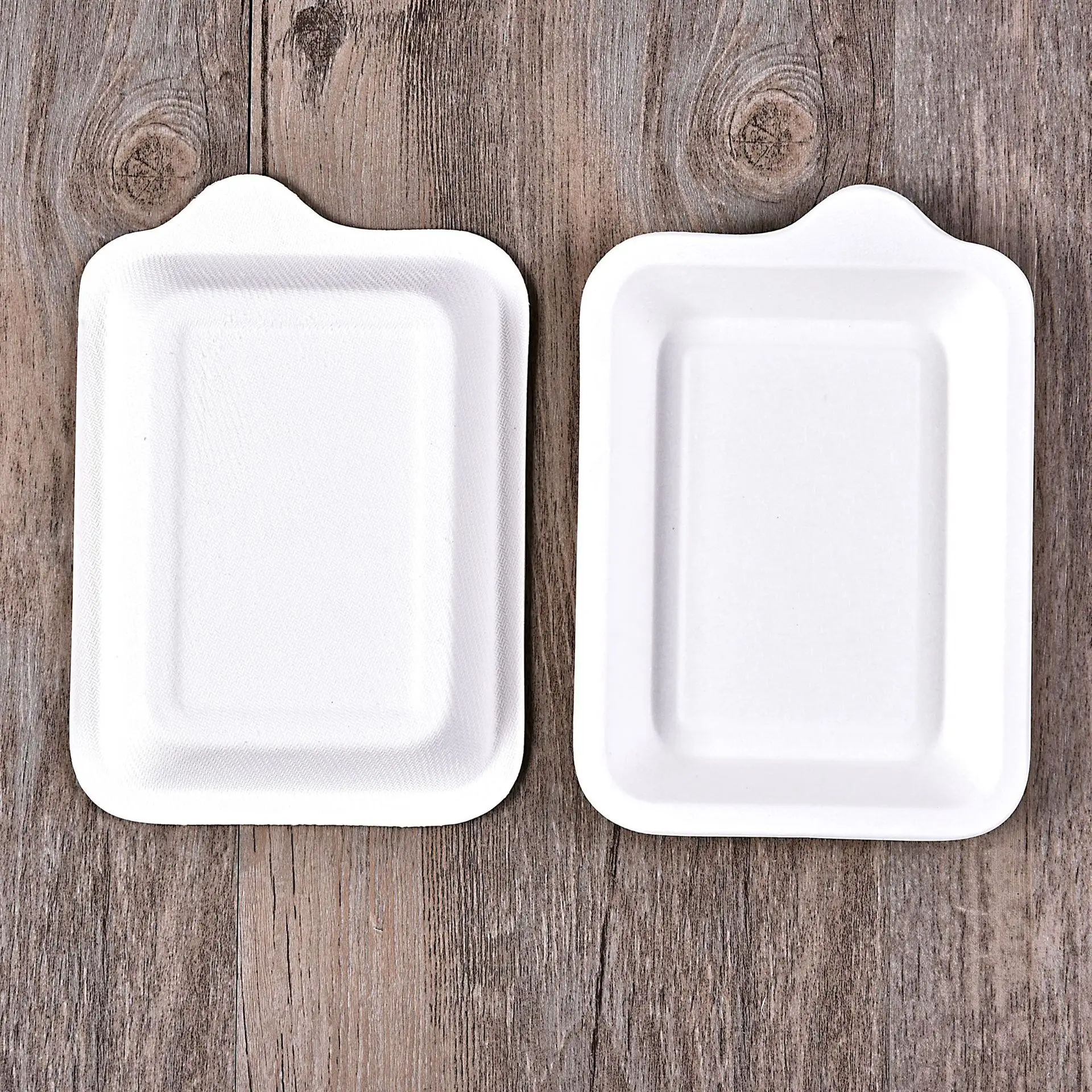 Hot Sales Paper Plates Custom Printed Paper Plates disposable bagasse square plate for wedding
