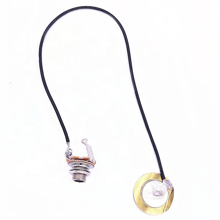 Wholesale  Acoustic Guitar Pickup Ukulele Guitar Transducer Pre-Wired Amplifier Piezo Pickup With Jack