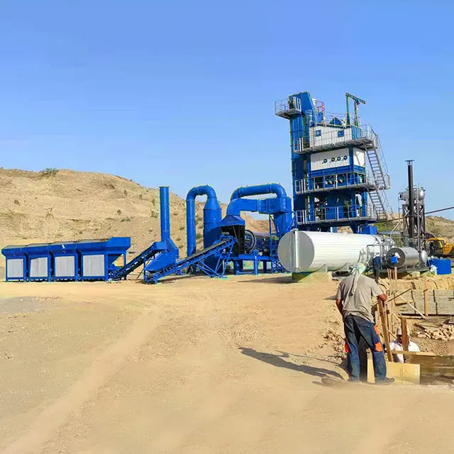 80TPH Stationary Batch Mix Asphalt Plant On Sale