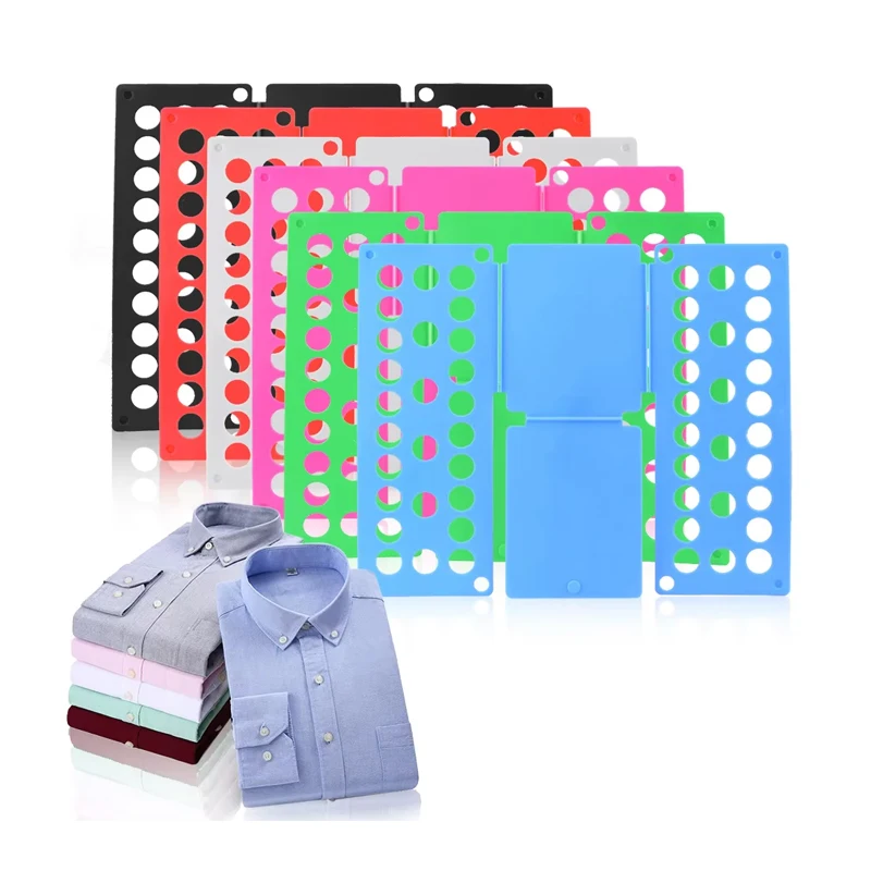 New Clothes Folding Board Adults Child Clothing Folder Binder Plastic Practical Detacha All Size Quick Fold the Clothes T Shirts