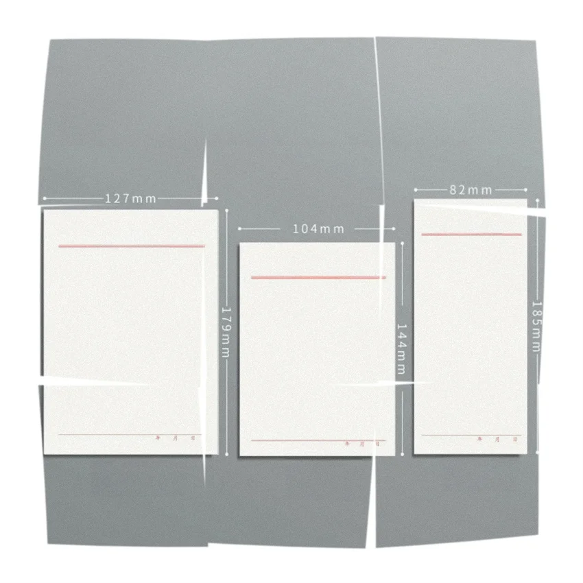 Custom Large White 10-Memo Book Sketchbook Thick Creative Non-Adhesive Draft Notepad A5 Hardcover Leather Diary Planner School