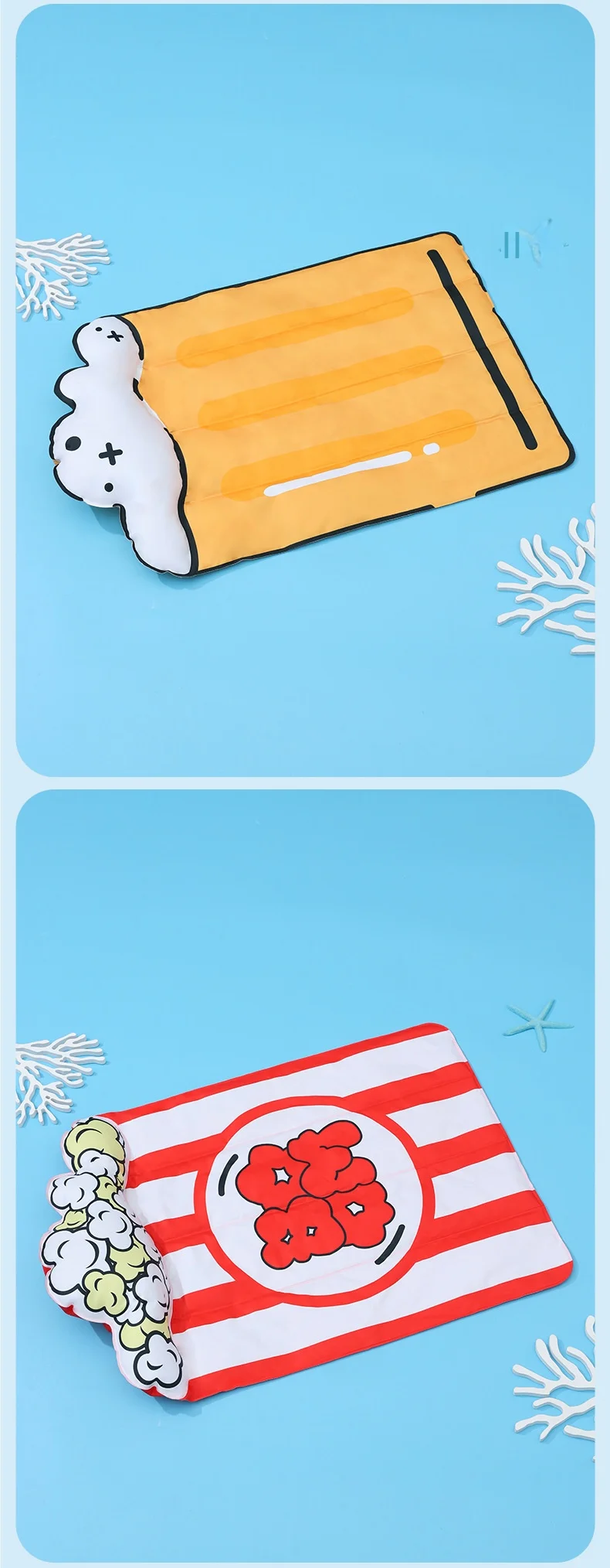 Summer Cold Gel Feeling Beds Cute Cat Dogs Cool Sleeping Soft Mat Pet Cooling Cushion Mat