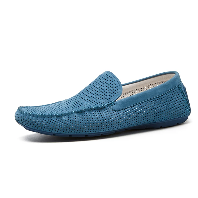OEM коровья замша цвета легкие дышащие прогулочные повседневные Лоферы обувь для вождения для мужчин