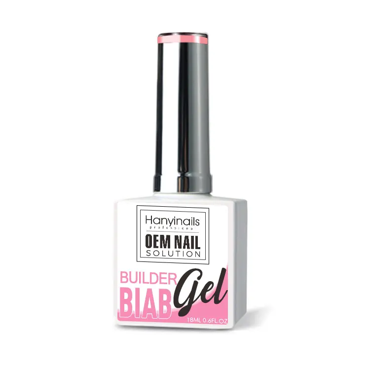Hanyinails OEM Private Label Long Lasting Natural HEMA FREE  Nail Extension Builder In a Bottle BIAB Gel