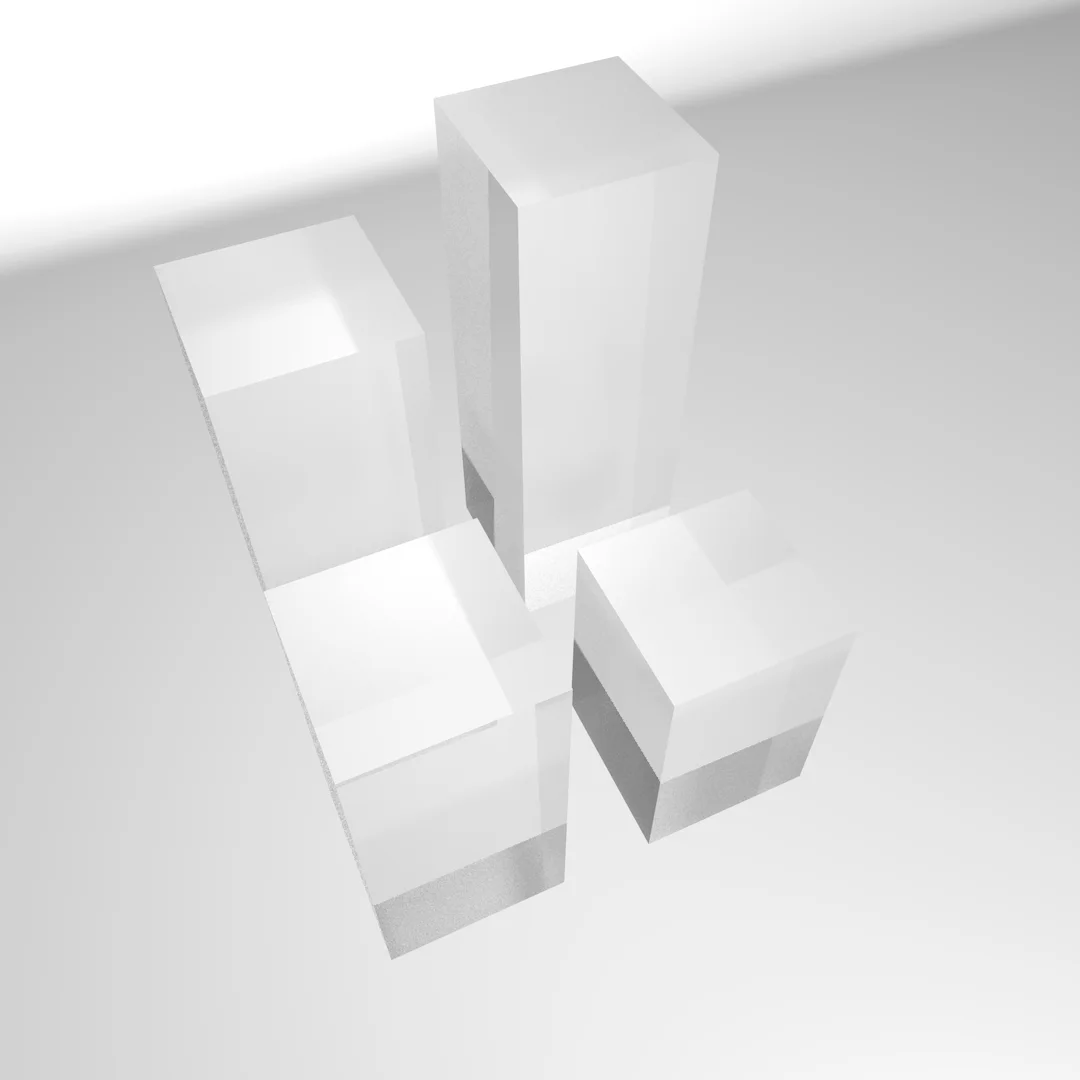 Customized Acrylic Block Lucite Base in customized size