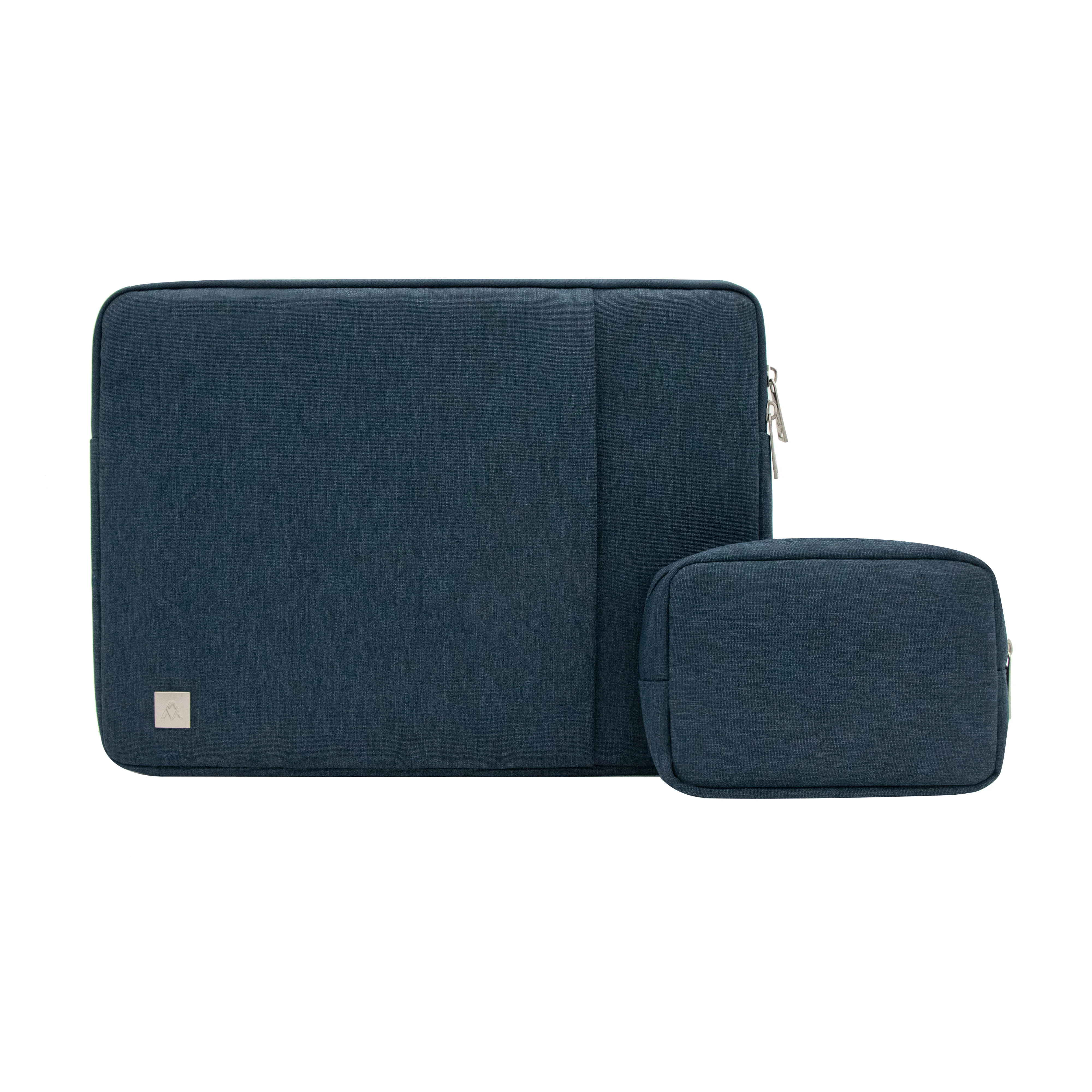 2Pcs Set OEM Waterproof Laptop Sleeve Bag Laptoptasche Bolsa Para Laptop Messenger Bag For Macbook Dell HP with Storage Pouch