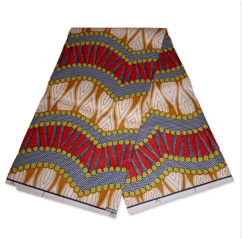 Wholesale Cheap African Wax Print George Fabric Colorful Ankara Cotton Spandex Fabric for Earrings