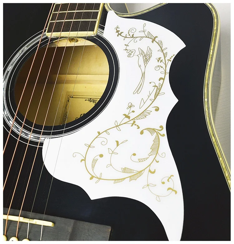 Quality Big Bird Shape Pickguard PVC Pick Guard Plate for Acoustic Guitar PP-A07