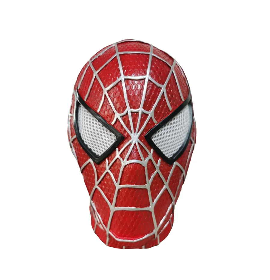 Deluxe Halloween Cosplay Face Shield Christmas Mask Masquerade Party Face Cover Spiderman Masks For Adult