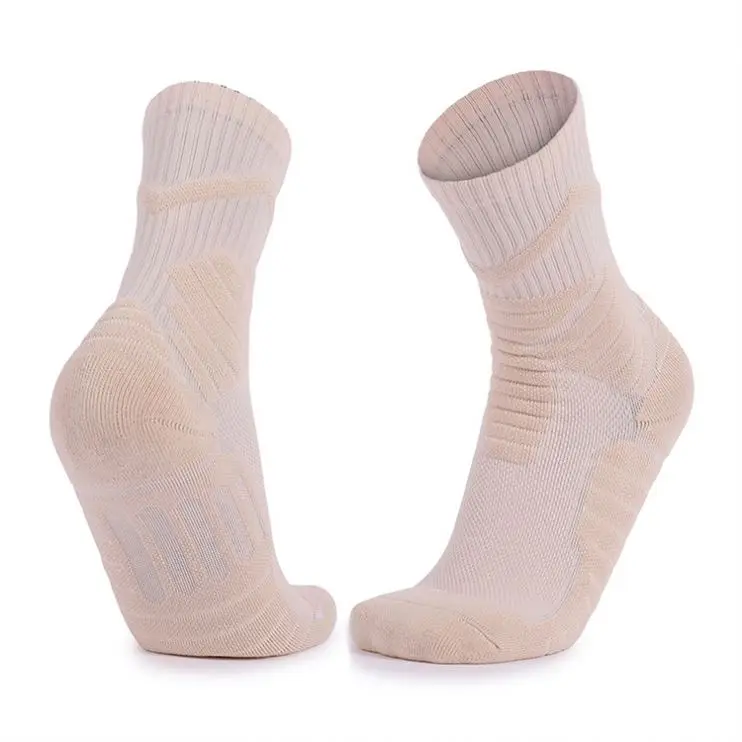 Hot selling New Non Slip Basketball Socks Extra Cushion Basketball Socks White Socks Basketball