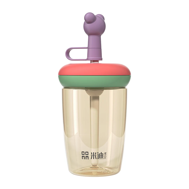 2022 new drink sippy cup, lovely style milk tea cup