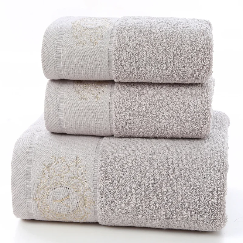 5 star hotel towels white custom logo bathroom linen 100% cotton face hand bath hotel towel set