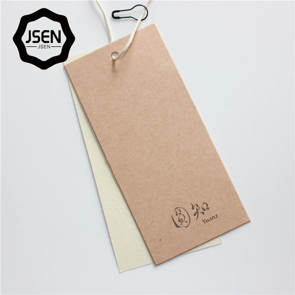 
custom hang tag craft 800gsm round clothing tags 