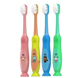 Toothbrushes Set Silicone Biodegradable Kids Cute Kid Toothbrush