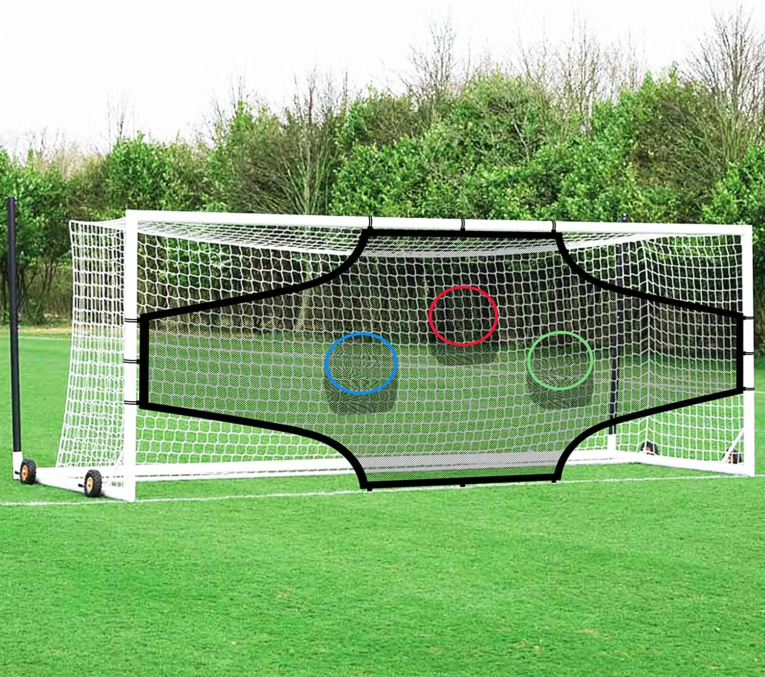 High Quality Portable Football Baseball Hitting Soccer Goal Target Net