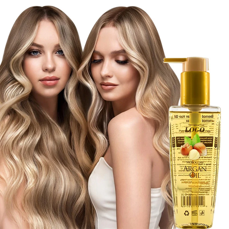 Argan oil contains vitamin E to make hair softer and silkier treats split ends and frizzy dry hair argan hair oil