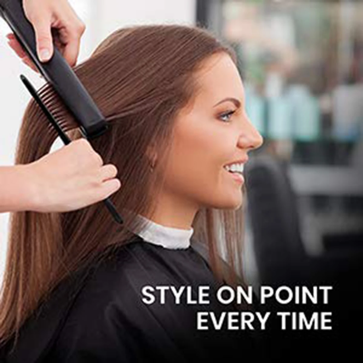 Professional hair salon use heat resistance easy comb hair straightening comb