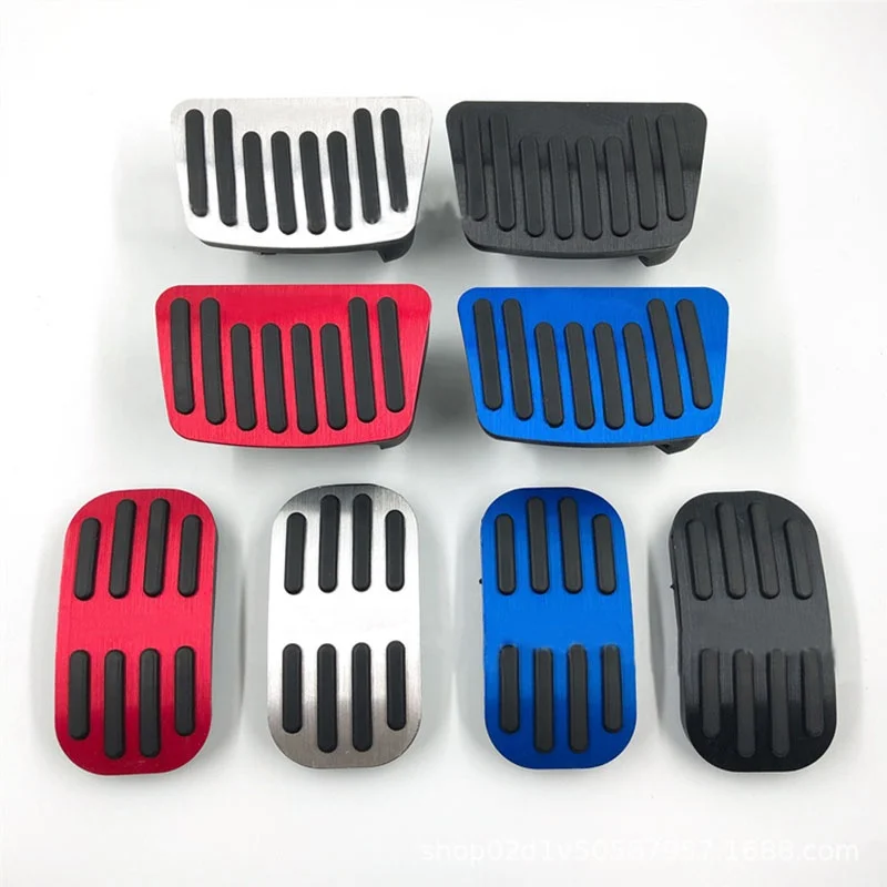 Aluminum AT Car Brake Foot Rest Pedal Pad For Toyota Camry Highlander Corolla