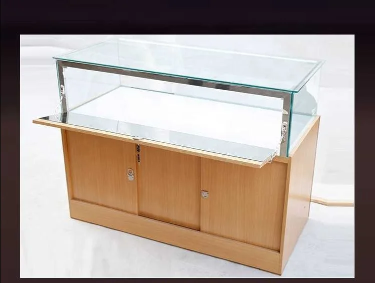 Mobile Phone Display Counter showcase Glass for