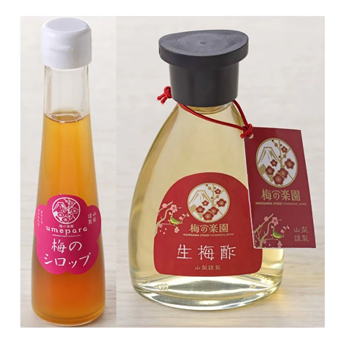 Japanese UMEBOSHI sweet sour plum ume syrup for retail and bulk