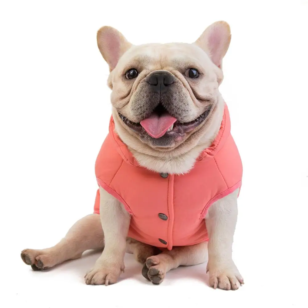 JXANRY Pet Teddy Dog Clothes Fashion Autumn/Winter Classic Bulldog Cotton vest Manufacturer Wholesale