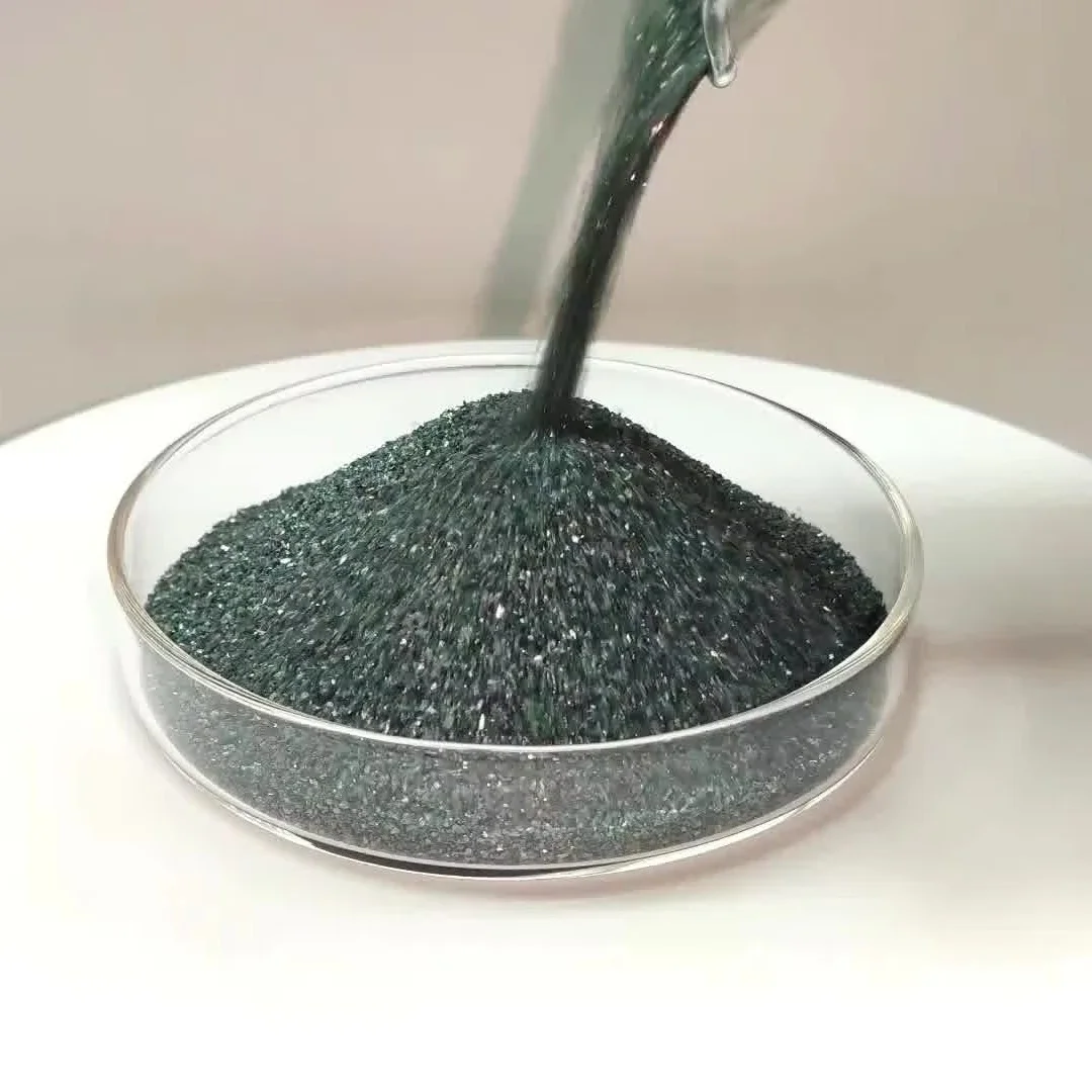 Зеленый карбид кремния sic GC для пескоструйной обработки из алюминиевого сплава