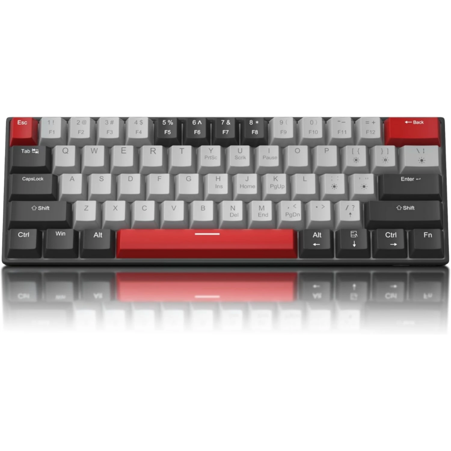 Custom Gaming Keyboard with Mechanical Yellow Switch Aluminium Control Keyboard for Desktop Gateron Axis Body Brand
