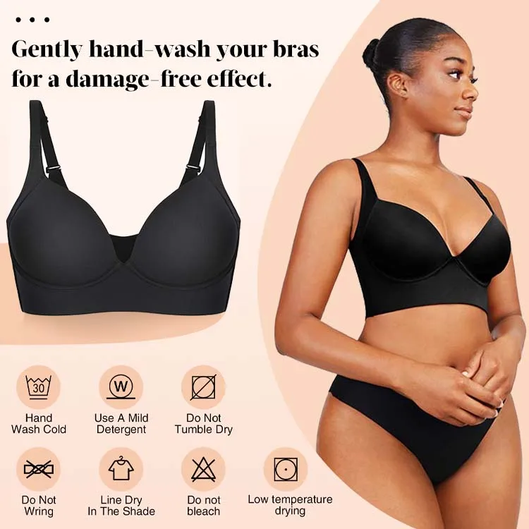 wholesale New Arrival Plus Size Push Up Bra Seamless Back Fat Control Shapewear Wireless Women Bra
