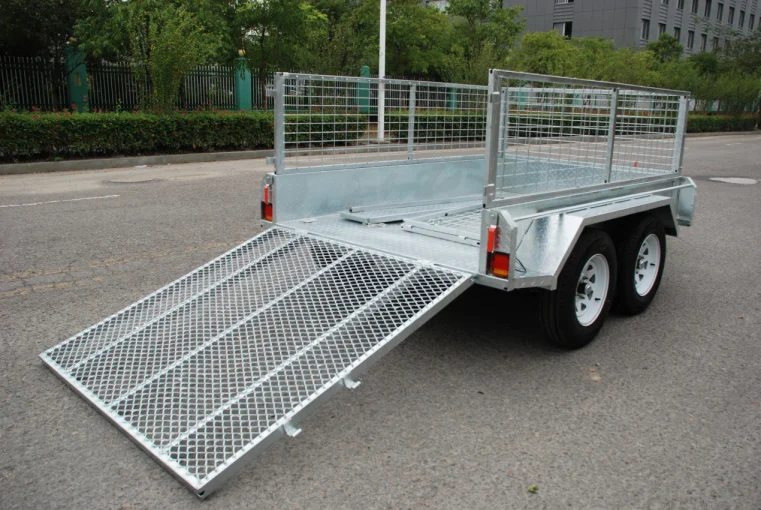Cage trailer Box Trailer Tipping Towable A17 7*4