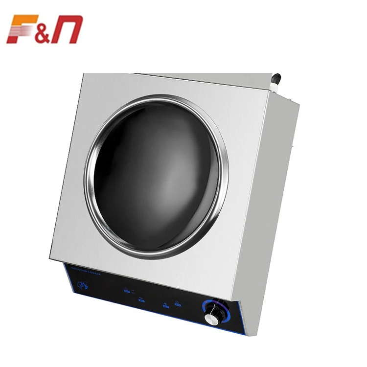 High quality heavy load 3500watt stainless steel commercial induction hob