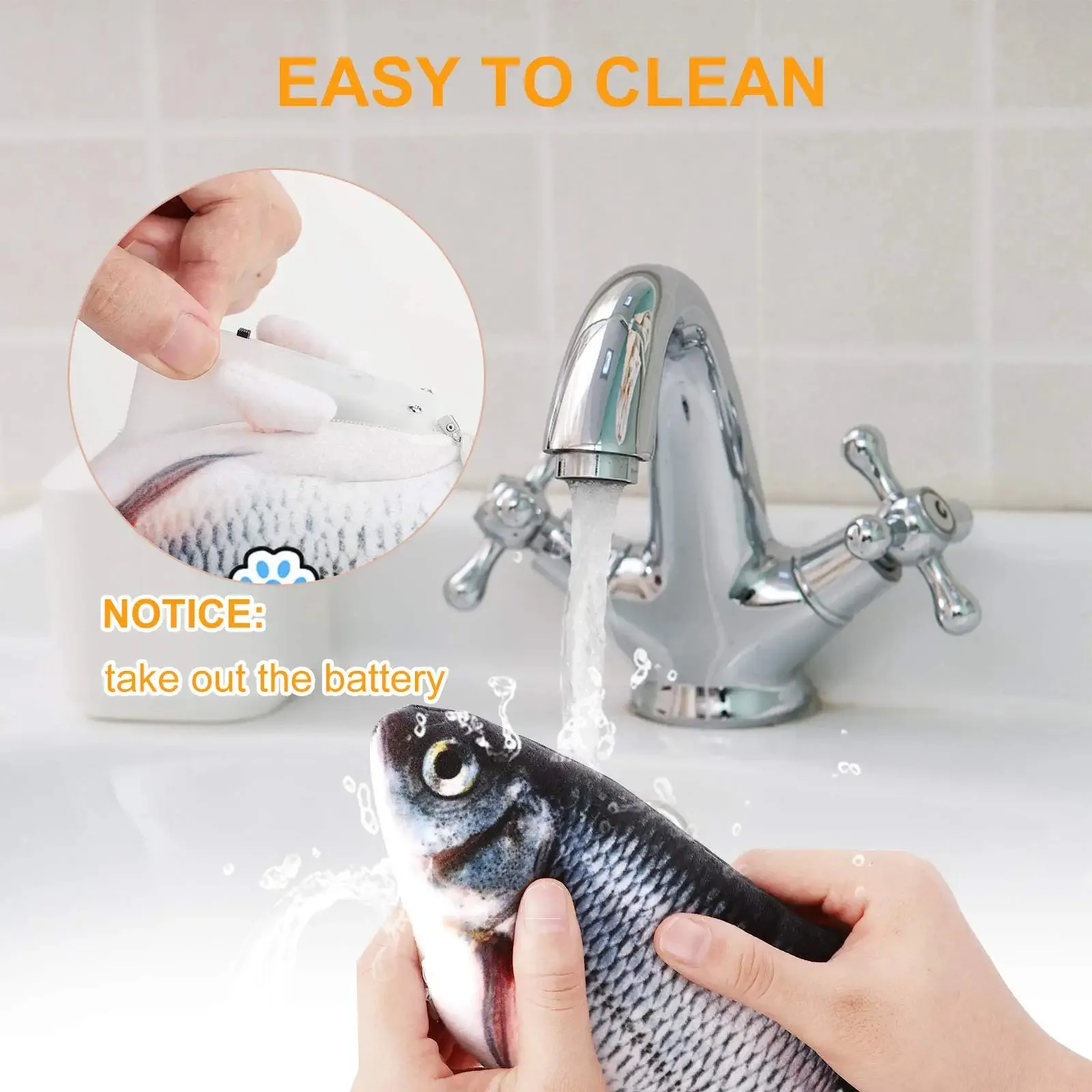 Cat Toy Interactive Electronic Pet 3D Simulation Fish Shape Catnip Toys Playing Supplies Dropshiping