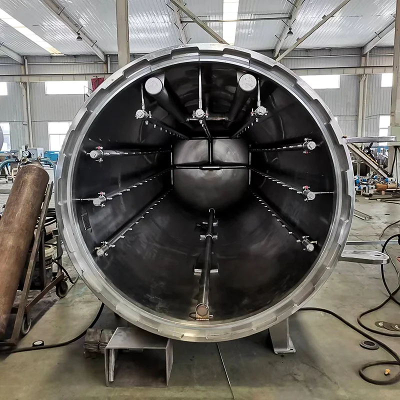 Retort Sterilizer Autoclave Cans Food Industry Jars Tin Automatic Water Spraying Automated Retort Pouch Machine