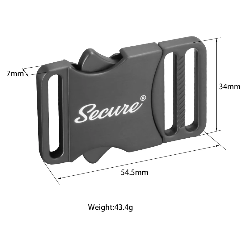 Side Quick Release Customized Logo Strength Heavy Duty Adjustable Metal Belt Buckle