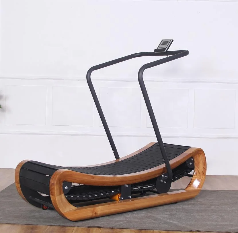 Glory Fit Wooden Curved Treadmill Running machine