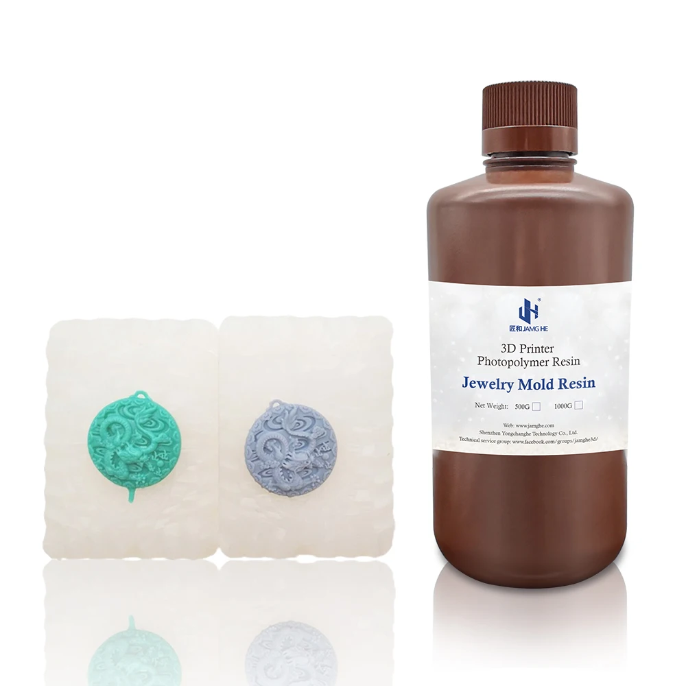 JAMG HE High Hardness 88D Jewelry Molding 405nm UV Resin suitable for Anycubic, Wanhao, Hunter