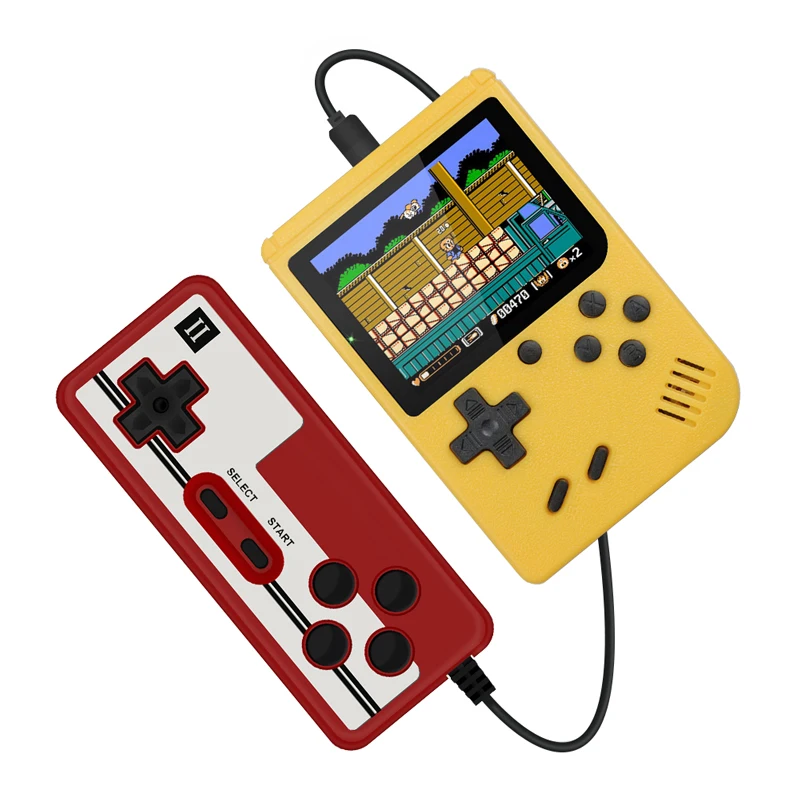 Ready to ship OEM mini 8 Bit Retro Game Retro Console for kids Boy gaming In Box 400 In 1 sup double Handheld Video Game player