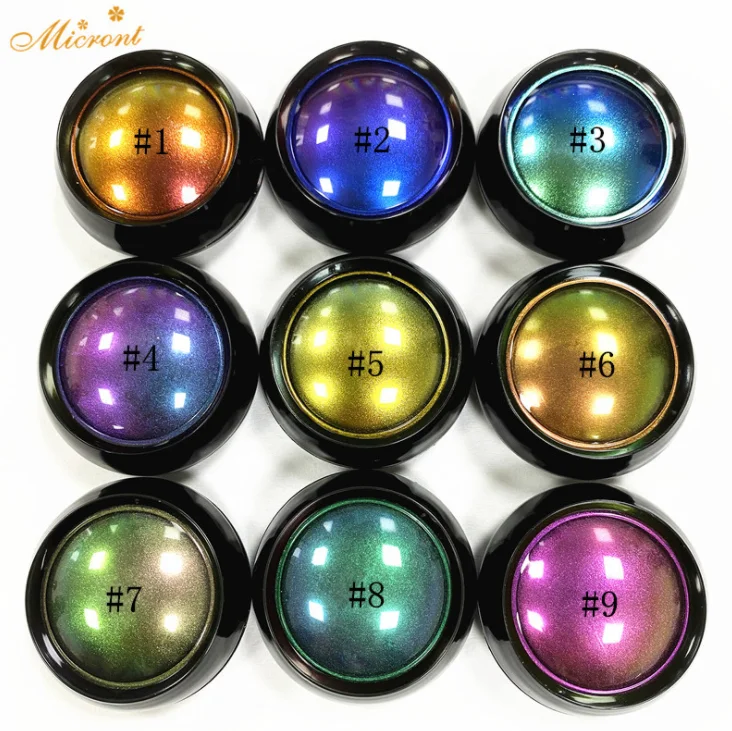 Vegan Cosmetics Chameleon Eye Shadow Metallic Pigmented Single Color Make Your Own Eyeshadow