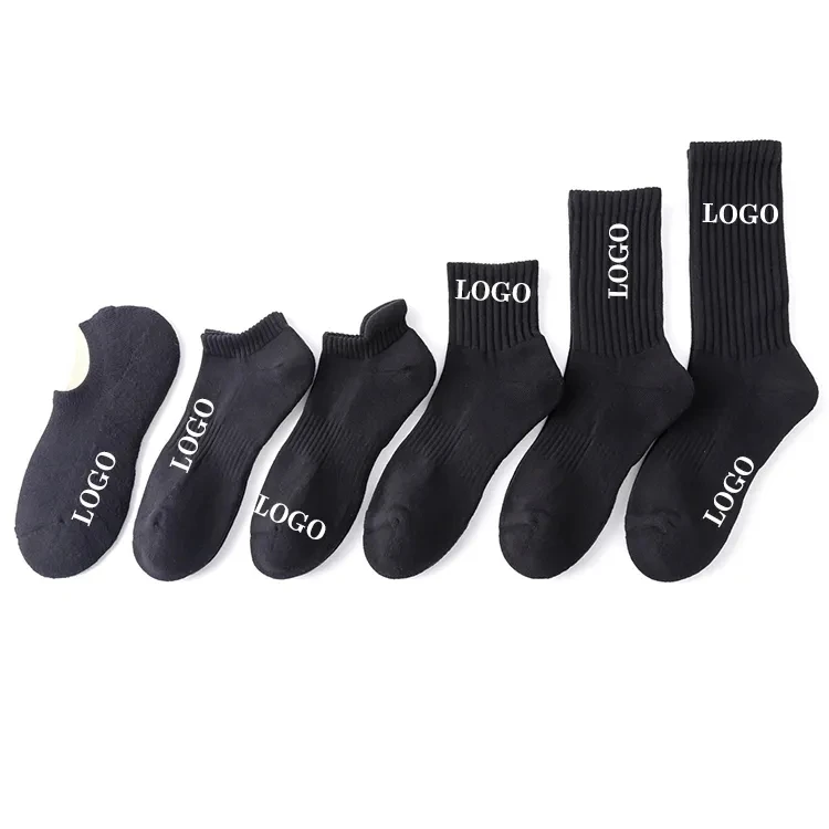 Wholesale Cotton Socks High Quality Short Sports Socks Casual Seamless Sneakers Custom Ankle Mens Socks