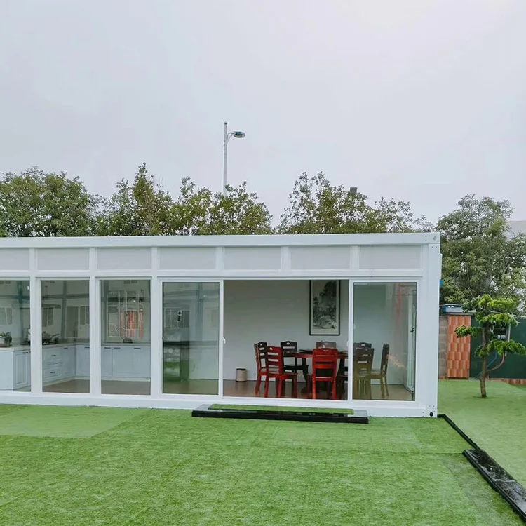 europe module prefabricated homes prefab light steel  structure easy assembled shipping container 2 bedroom house