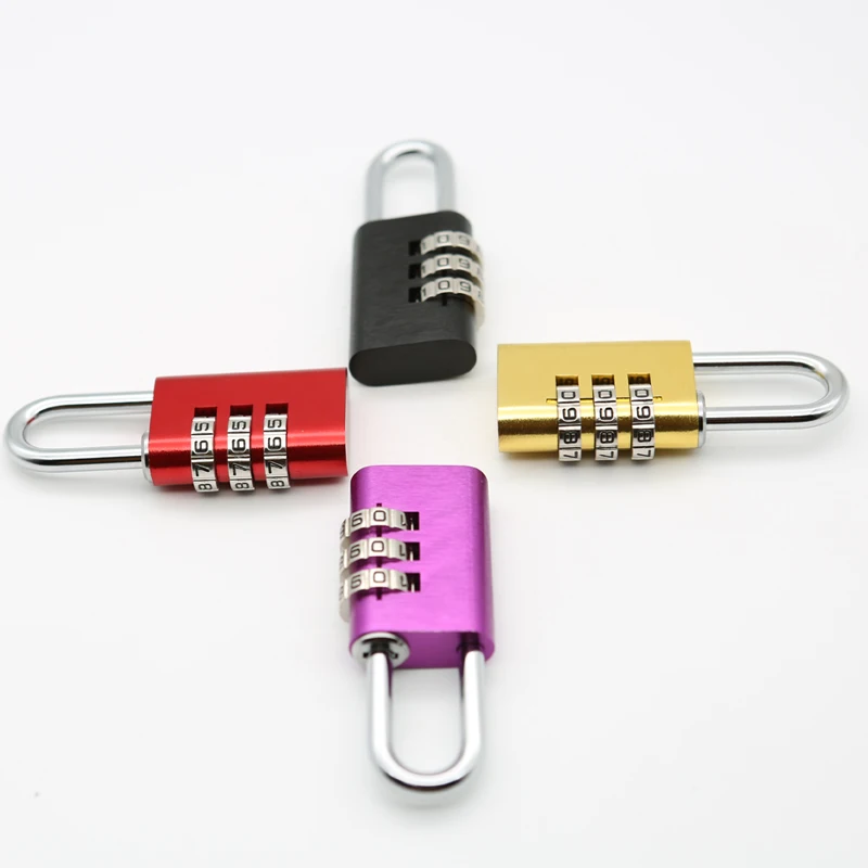 Lock Aluminium Code Outdoor Travel Luggage Padlocks Cabinet Bags Cases 3 - 4 Combination Digital Padlock