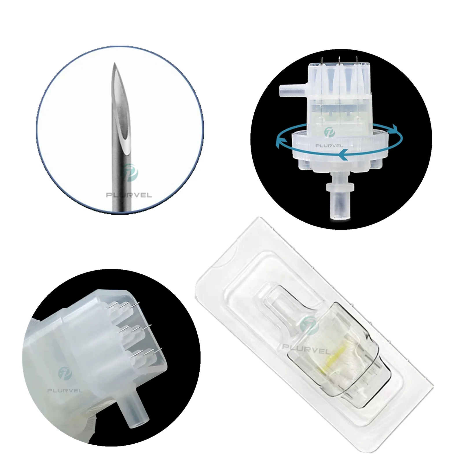 2022 Korea 9 Pins Screw Multi Needle For Injector Meso Gun Pressure Mesotherapy Gun CE Marked Medical Use Meso Therapy