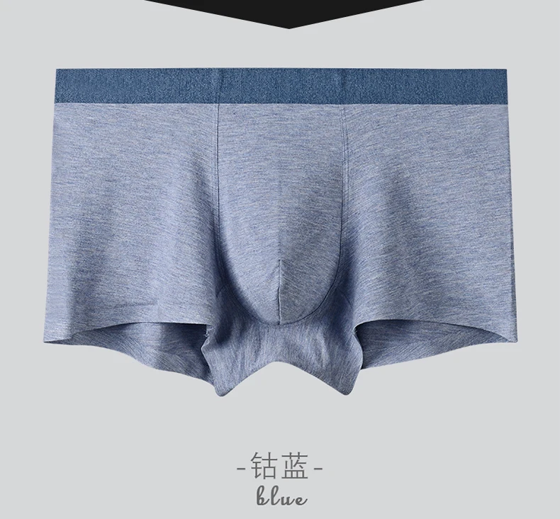 
Blank Comfortable Mens Bamboo Underwear 
